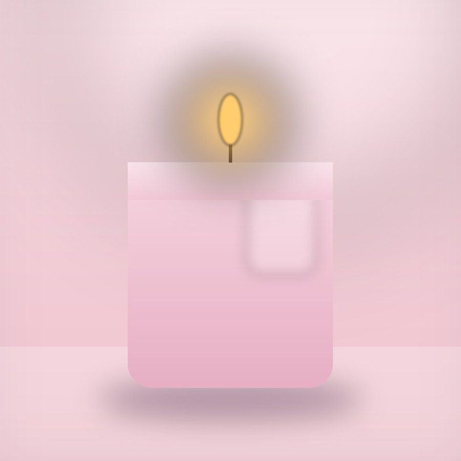 Rose Glow Candle