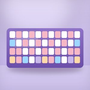 Pastel Gaming Keyboard